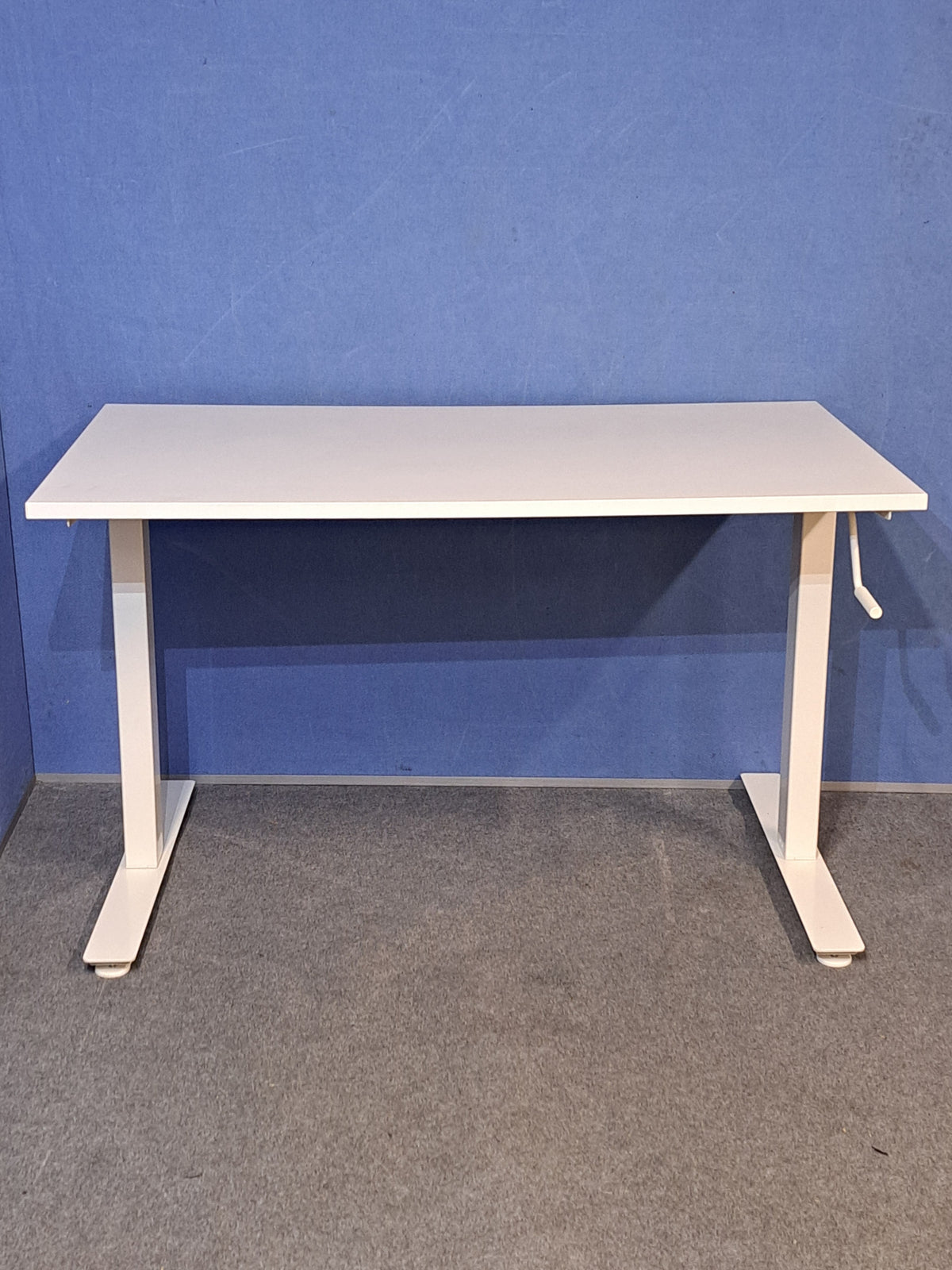 1200x800mm Ikea Trotten Height Adjustable Straight Desk White (used)