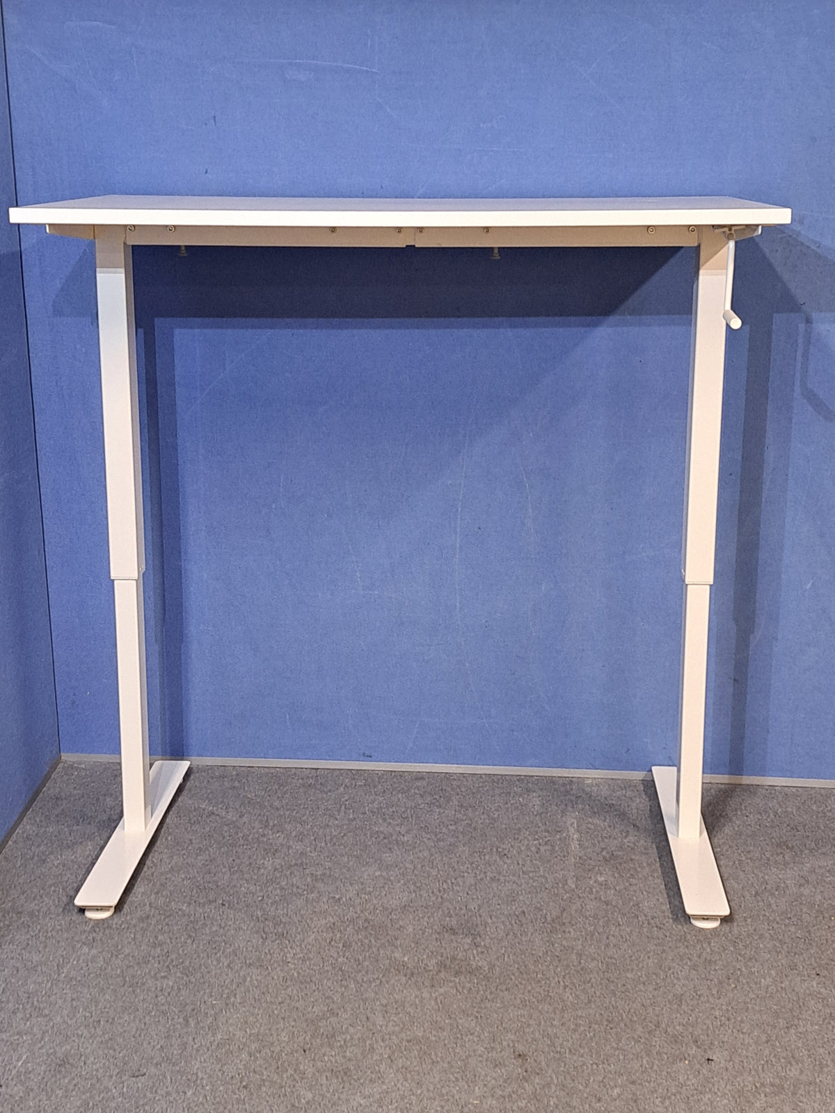 1200x800mm Ikea Trotten Height Adjustable Straight Desk White (used)