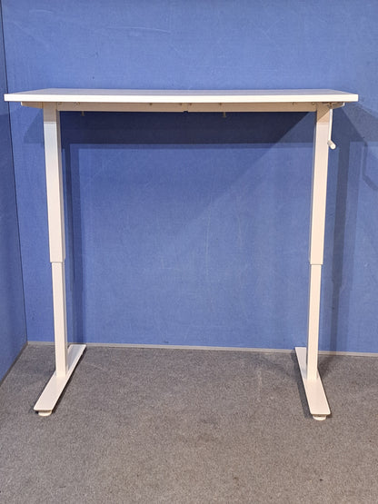 1200x800mm Ikea Trotten Height Adjustable Straight Desk White (used)