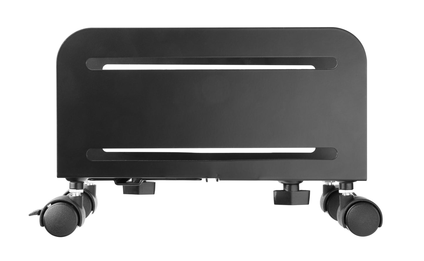 WheelBase 200mm Wide PC Trolley/CPU Holder Black