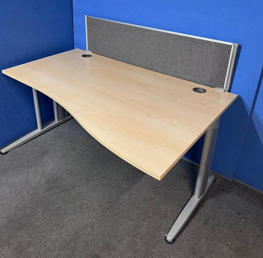 1400mm Desktop Screen - Grey (Used)