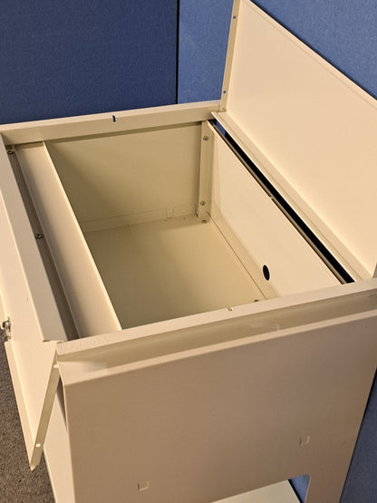 Rotadex Standard Universal Filing Trolley with Locking Lid Grey (used)