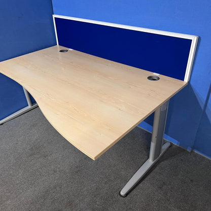 1600mm Desktop Screen  - Blue (Used)