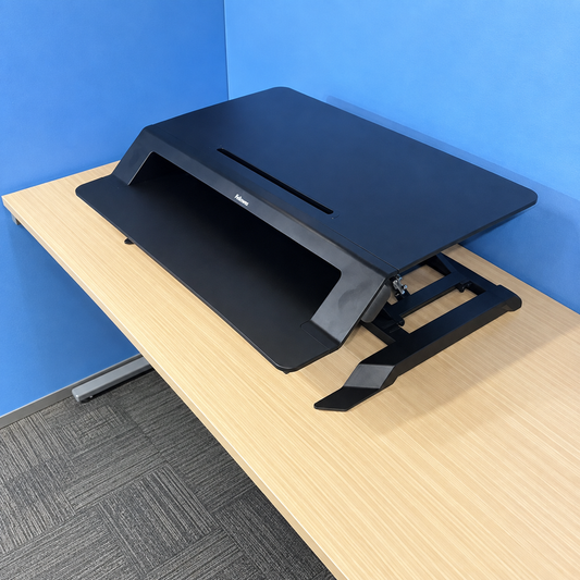 Fellowes Lotus LT Sit-Stand Workstation Black - used office furniture