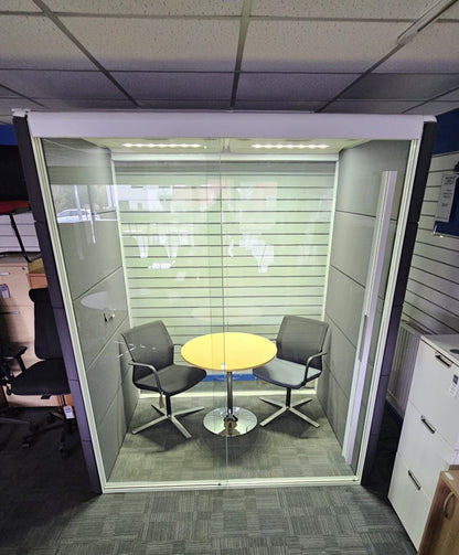 Orangebox AIR-20 Acoustic Office Pod - Minipod with Fixed Roof - used office furniture