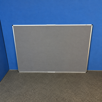 1800x1200mm Grey Single Sided Noticeboard (Used)
