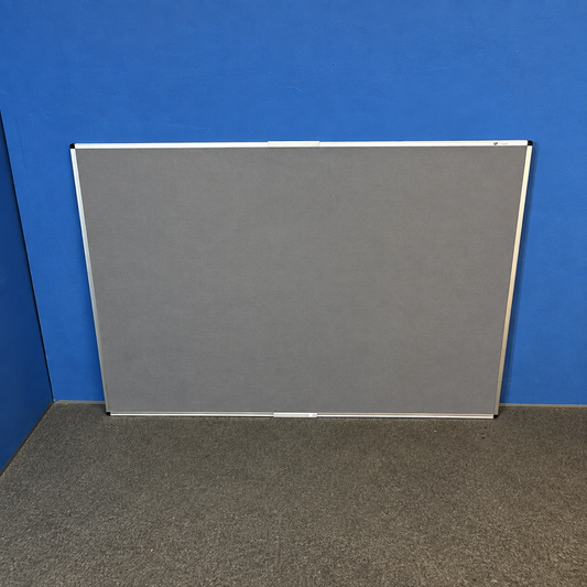 1800x1200mm Grey Single Sided Noticeboard (Used)