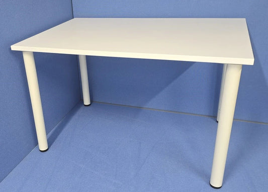 1200x800mm 4 Legged Meeting Table White (used)