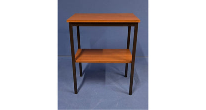 600mm Table with Shelf Light Walnut (used)