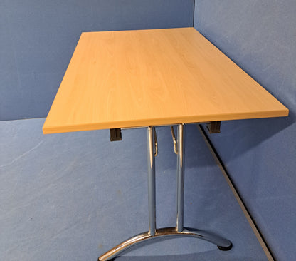 1200x800mm Foldaway Table Beech (used)