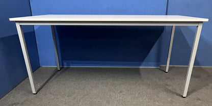1600x800mm 4 Legged Meeting Table White (used)