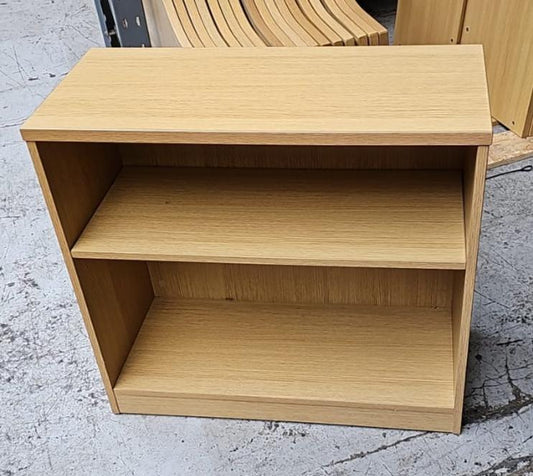 SALE Desk High Wooden Bookcase with 1 Shelf Light Oak (used)