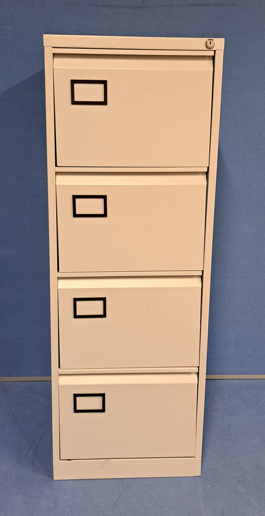 *SALE* 4 Drawer Steel Filing Cabinet Grey (used)