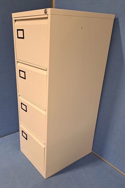 *SALE* 4 Drawer Steel Filing Cabinet Grey (used)