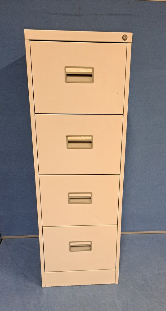 *SALE* 4 Drawer Steel Filing Cabinet Grey (used)