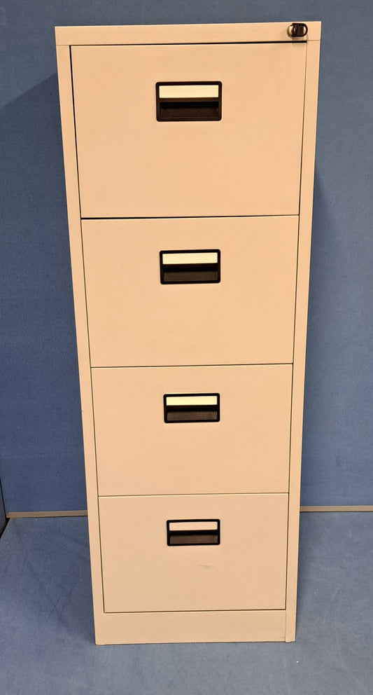 *SALE* 4 Drawer Steel Filing Cabinet Grey (used)
