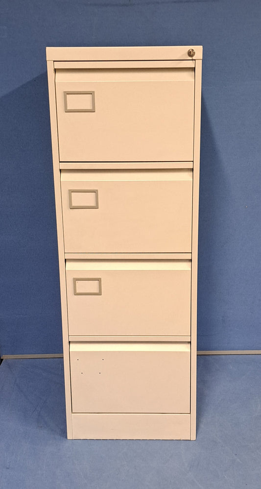 *SALE* 4 Drawer Steel Filing Cabinet Grey (used)