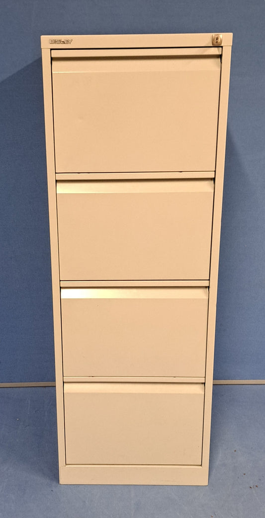 *SALE* 4 Drawer Steel Filing Cabinet Grey (used)