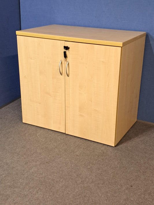 Desk High Cupboard with 1 Shelf Maple (used)
