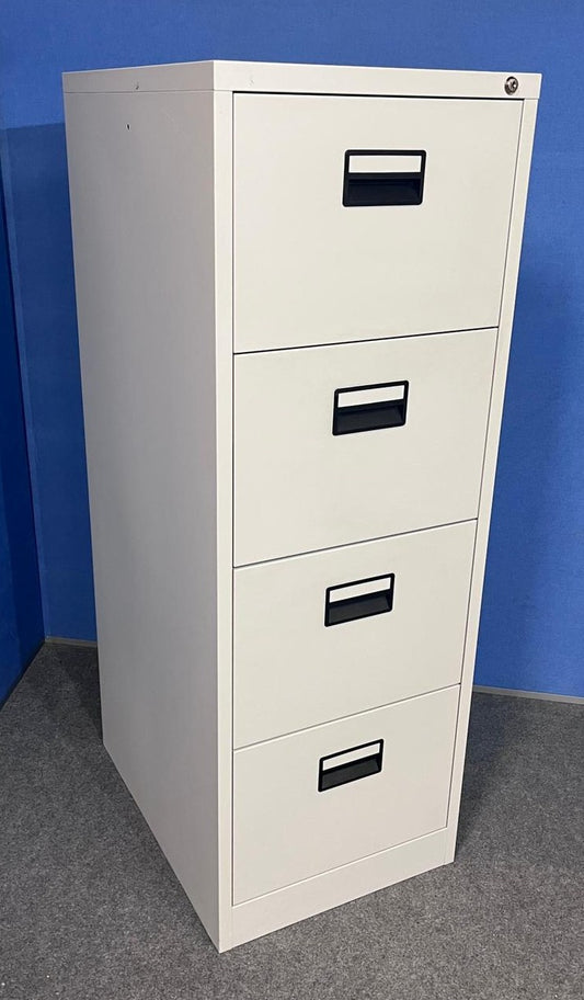 4 Drawer Steel Filing Cabinet Grey (used)