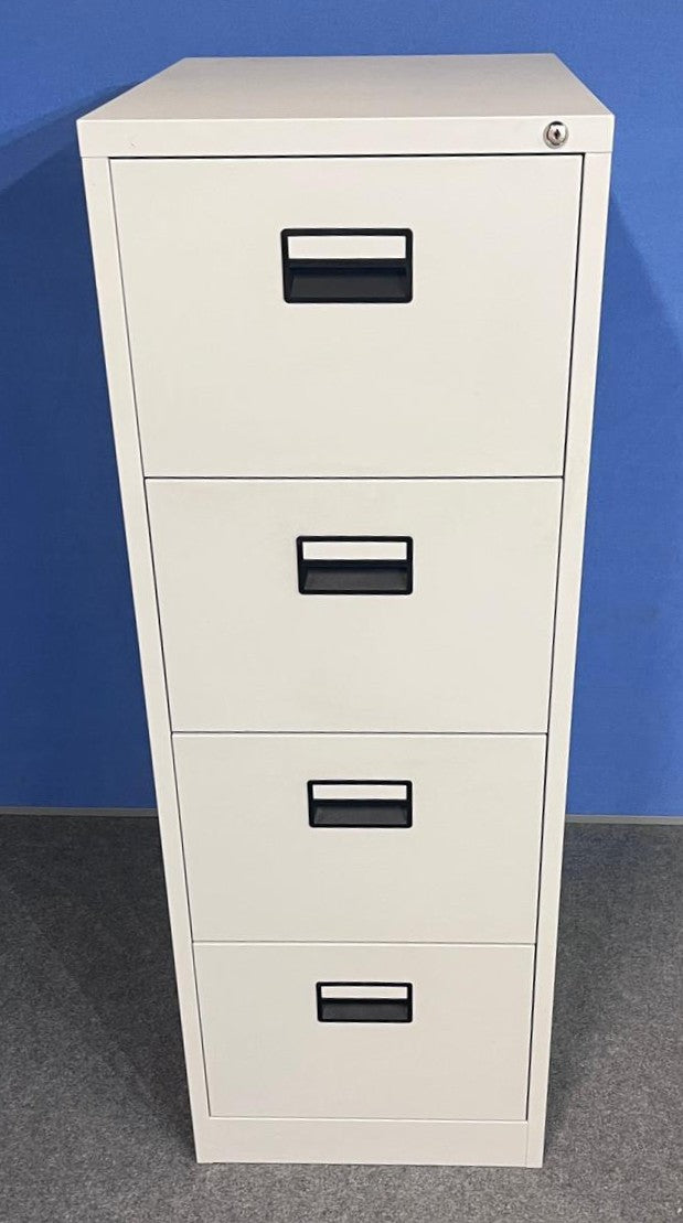 4 Drawer Steel Filing Cabinet Grey (used)