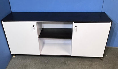 1800mm Executive Credenza - Anthracite (used, as new)