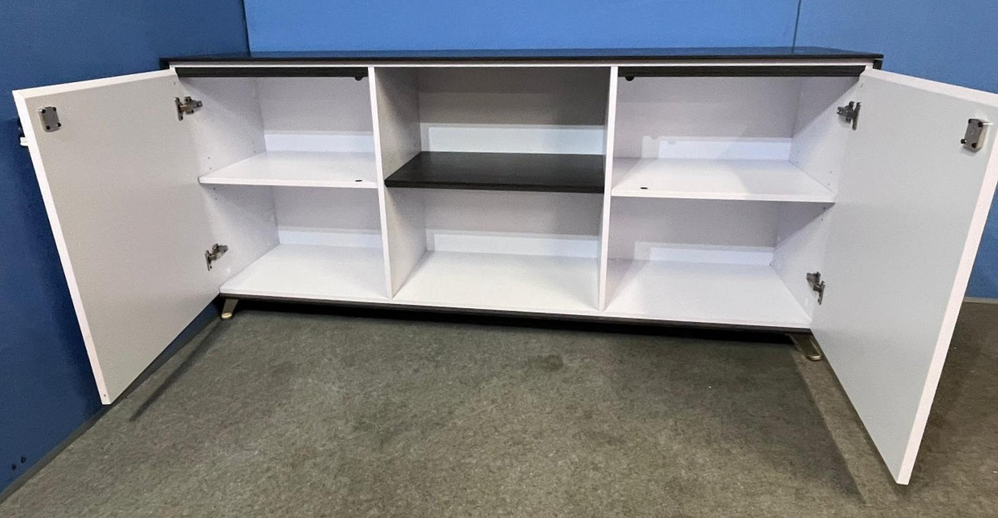 1800mm Executive Credenza - Anthracite (used, as new)