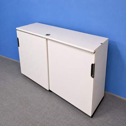 IKEA Galant Sliding Door Cupboard – White (Used)