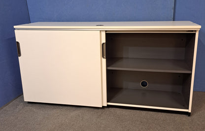 IKEA Galant Sliding Door Cupboard – White (Used)