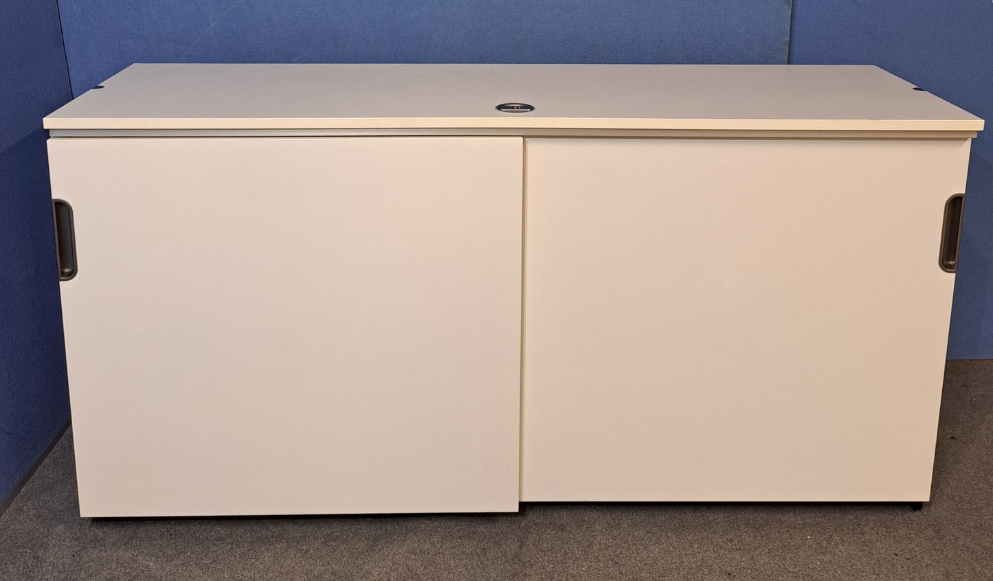 IKEA Galant Sliding Door Cupboard – White (Used)