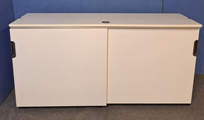 IKEA Galant Sliding Door Cupboard – White (Used)