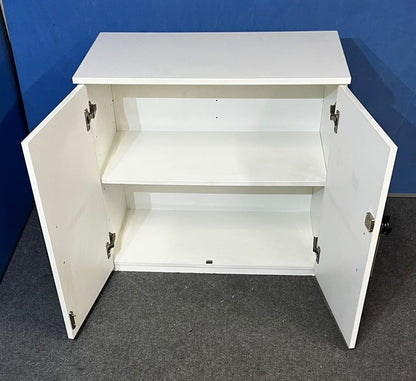 Desk High Cupboard with 1 Shelf White (used)