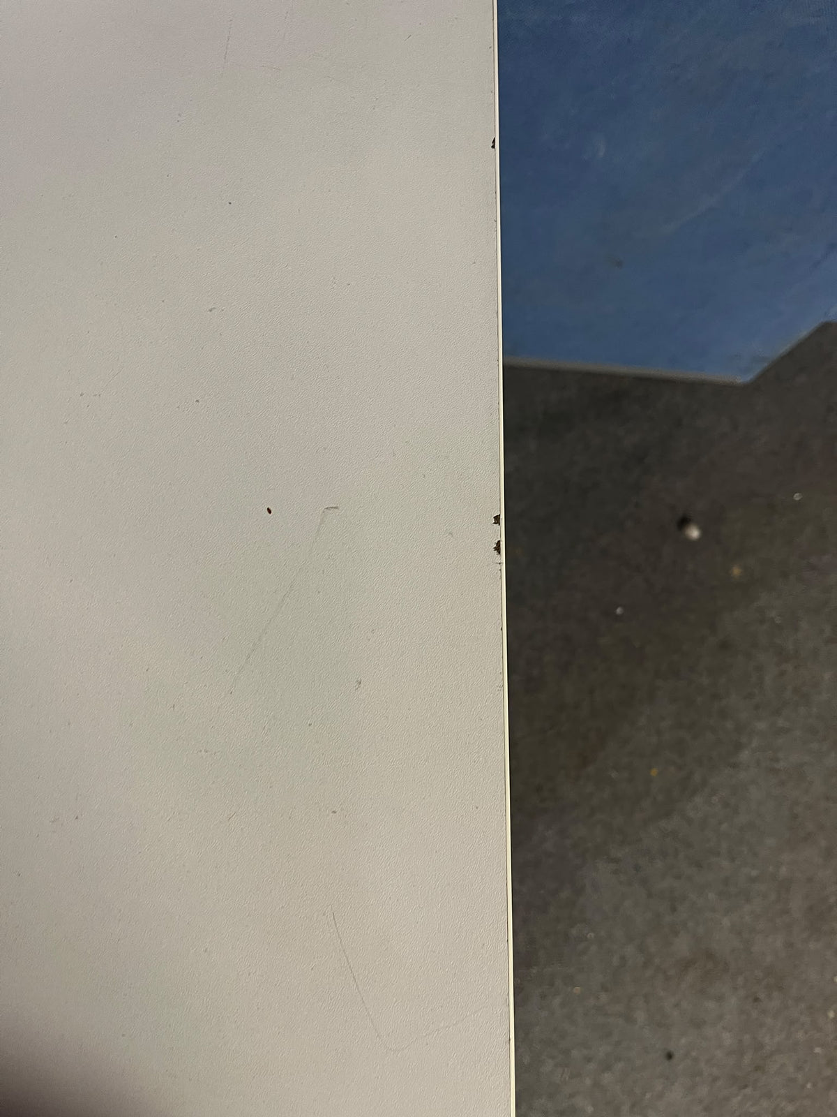 Desk High Cupboard with 1 Shelf White (used)