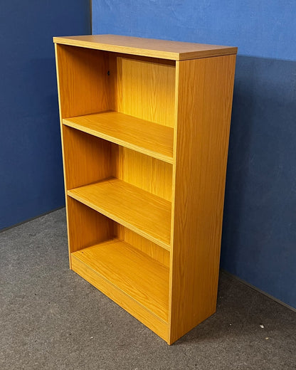 1200mm High Wooden Bookcase with 2 Shelves Beech (used)