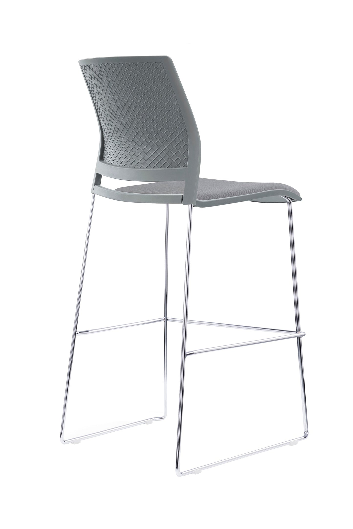 Value Verse Stool Grey Shell with Grey Seat Pad