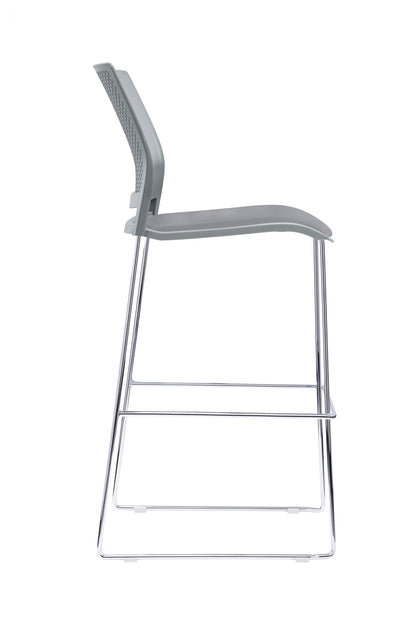 Value Verse Stool Grey Shell with Grey Seat Pad