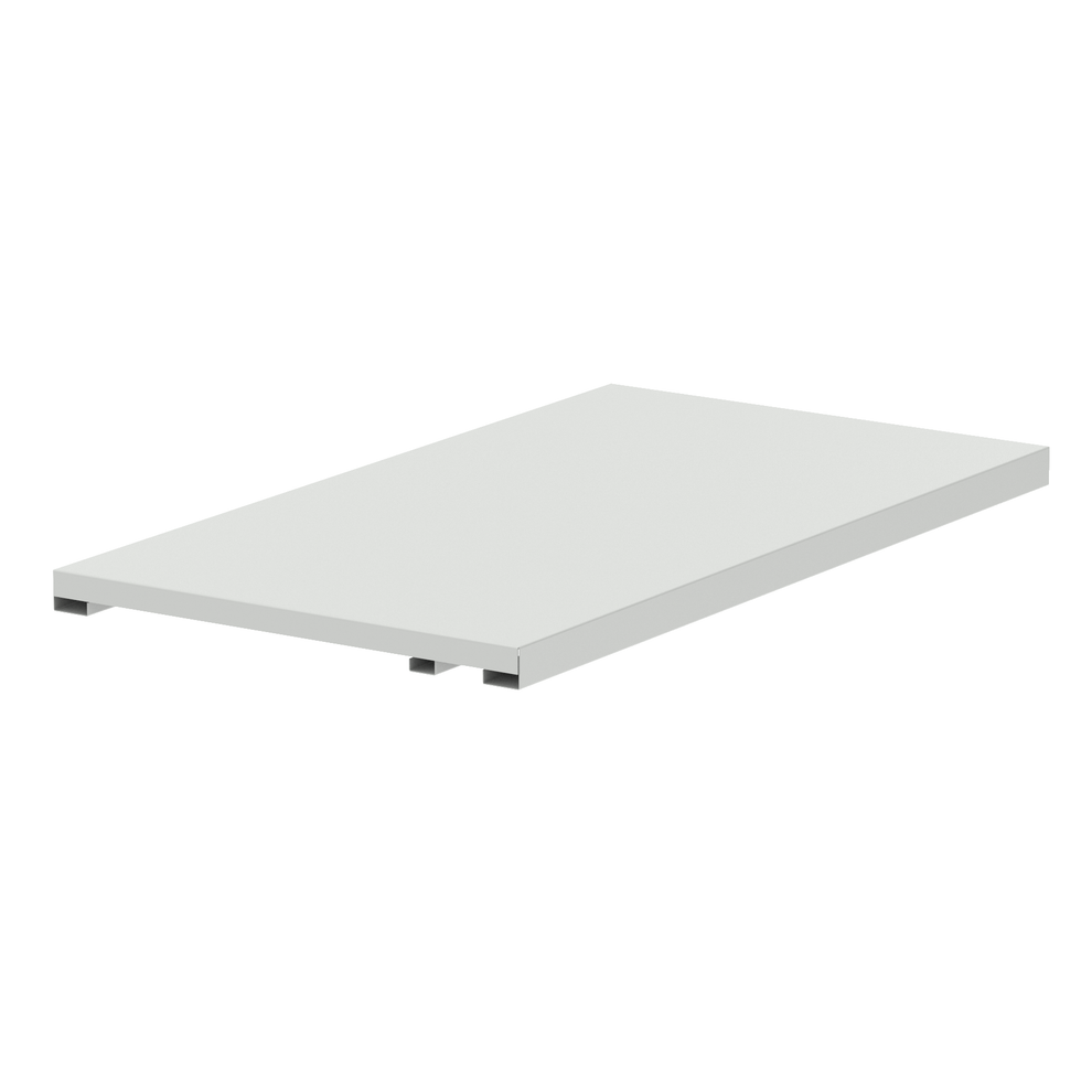Metal multi purpose shelf on a white background