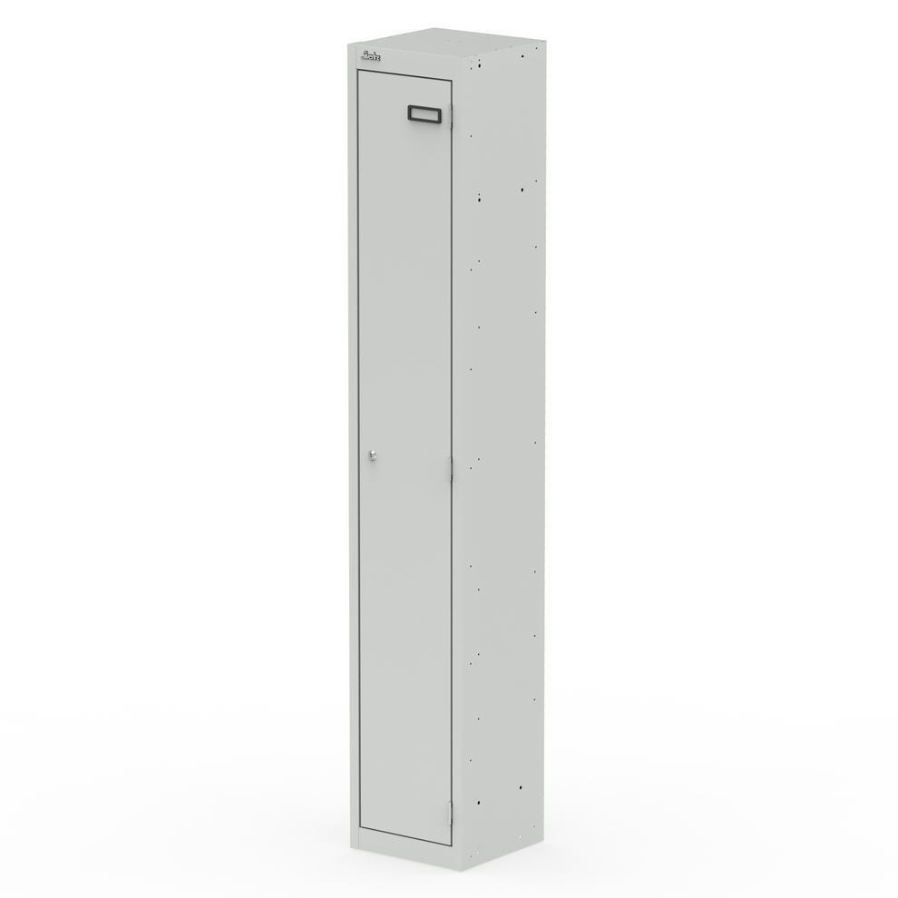 Qube 1780mm High 1 Door Locker Grey