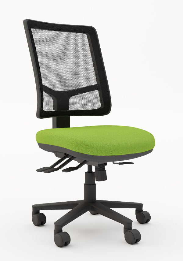 TSK Mesh Back Task 4 Lever Chair (Many Fabric Colours Available)