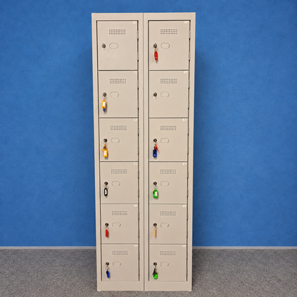 1800mm High 12 Door Locker Grey (Used)