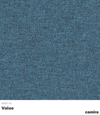 Brooklyn Single Seater Chair with Chrome 5 Star Base & Glides (Many Fabric Colours Available)