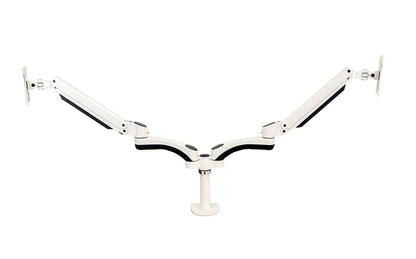 Velaro Gas Spring Double Monitor Arm (Black, Silver & White Available)