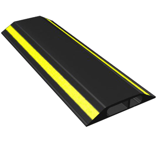 FloorGuard Office Floor Cable Protector W72mm x H12mm Channel: 15×8mm