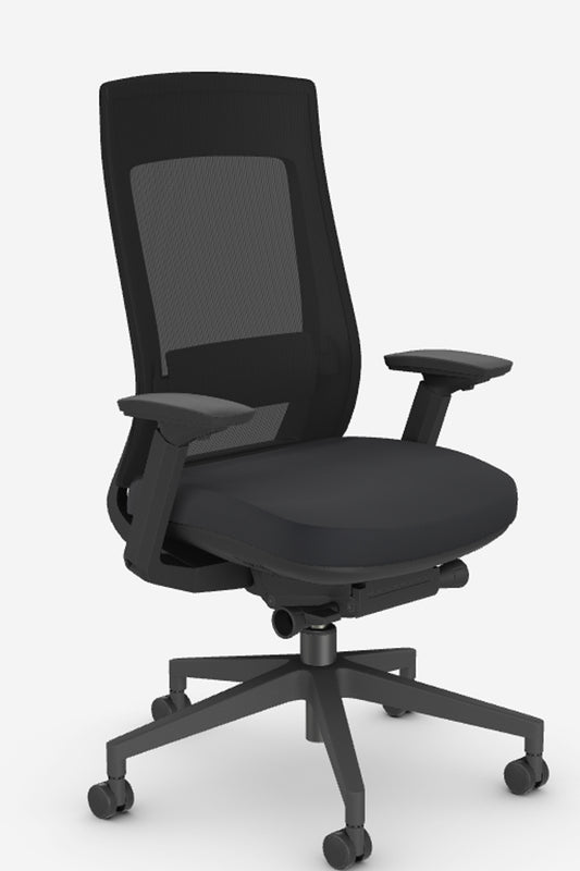 X.22 High Back Mesh Ergonomic Office Armchair Black