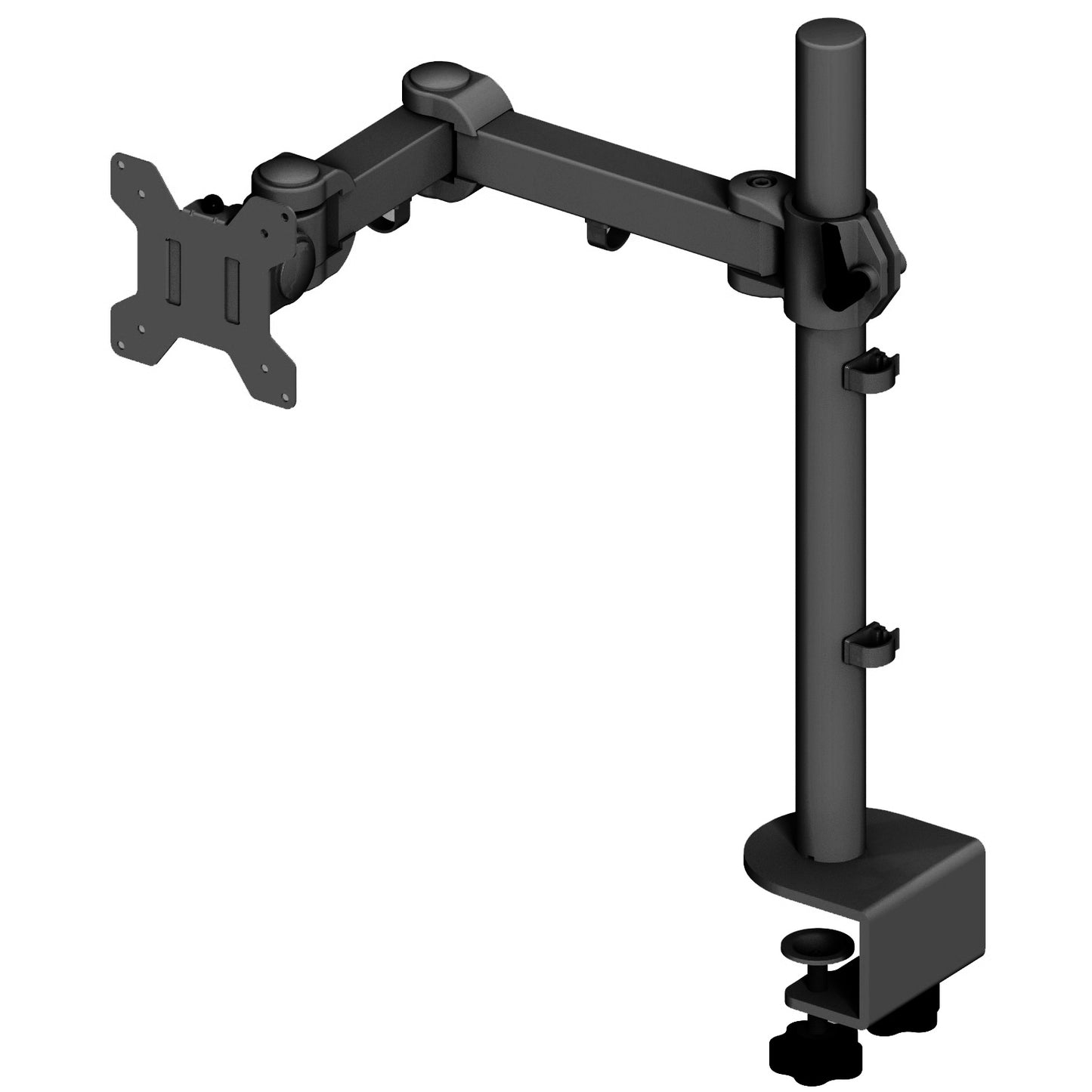Strata Single Monitor Arm (Black, Silver & White Available)