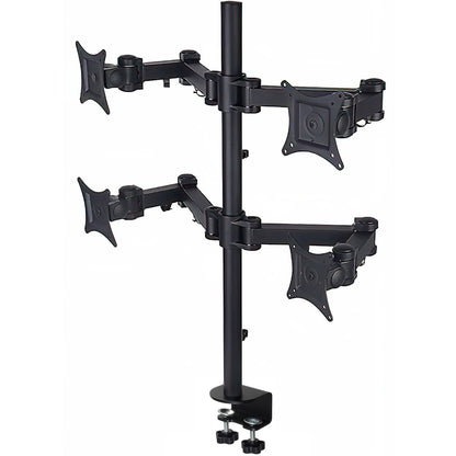 Strata Stand Quad Monitor Arm Black