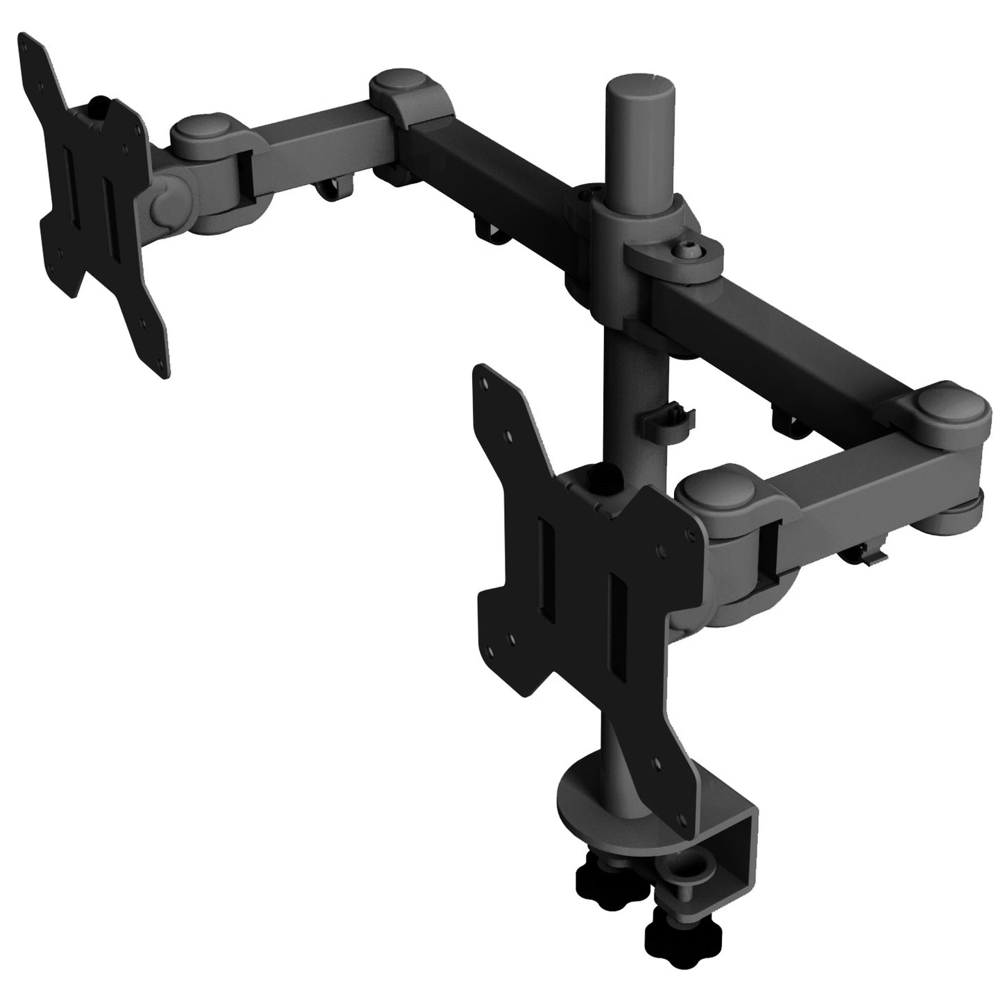 Strata Double Monitor Arm (Black, Silver & White Available)