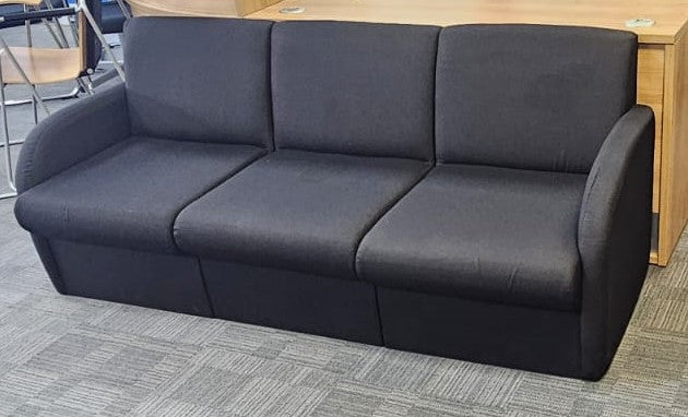 3 Piece Modular Seating Set Black (used)