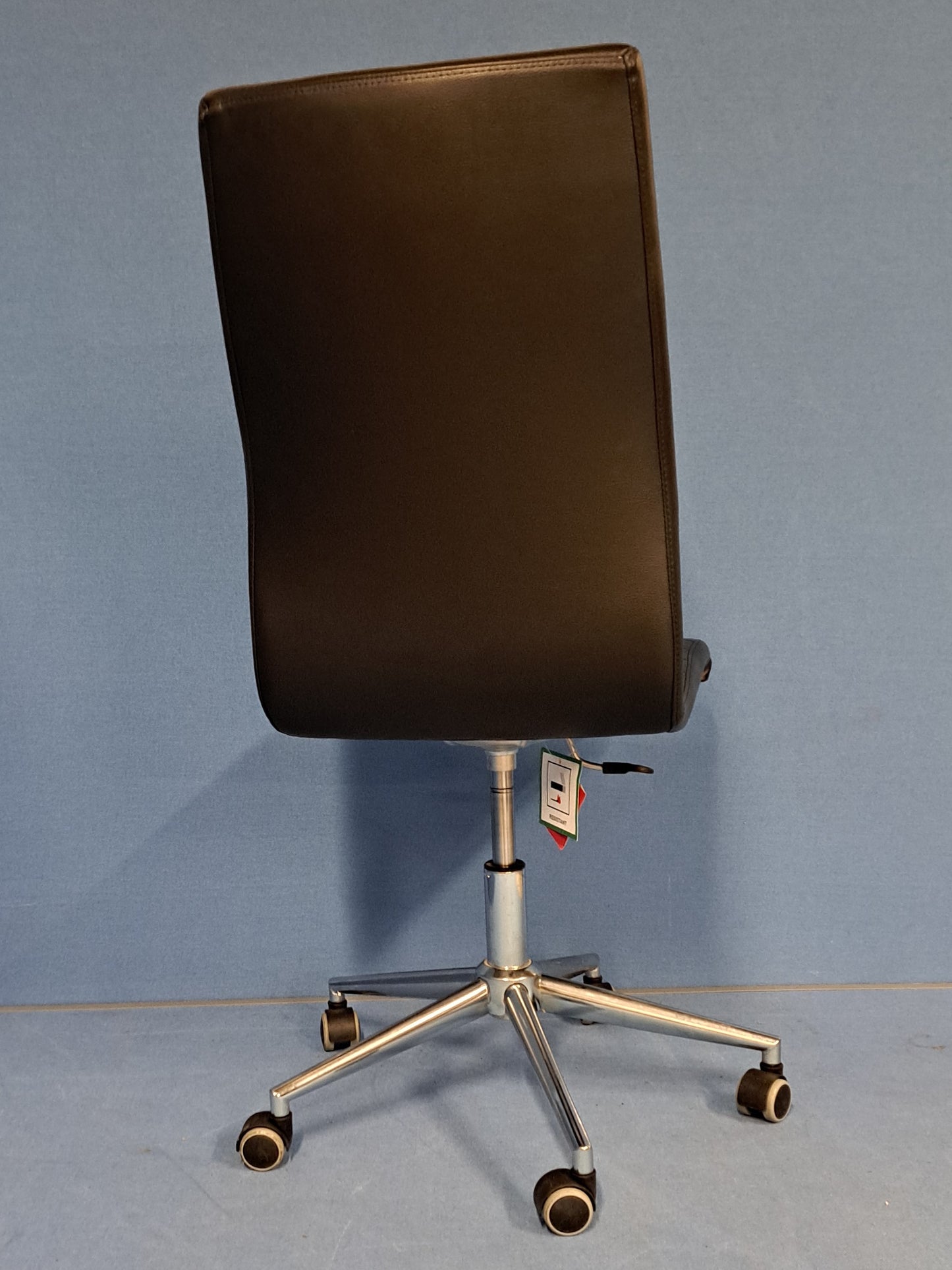 *SALE* Midj Star High back operators chair black faux leather (used)