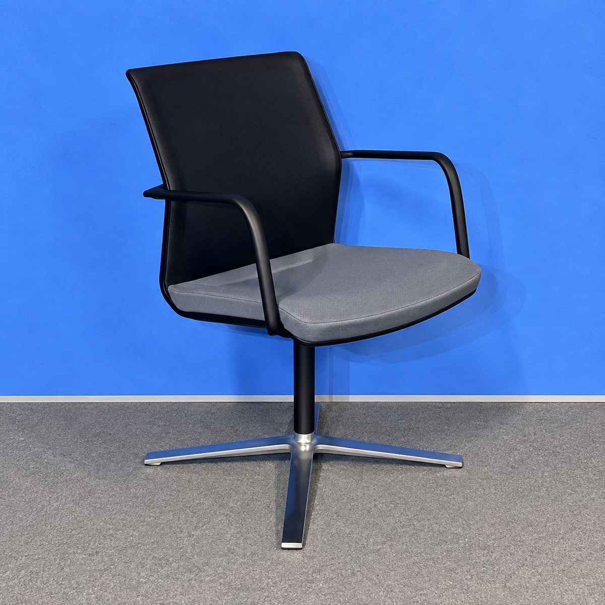 Orangebox Workday Rotating Conference Armchair Grey (Used)